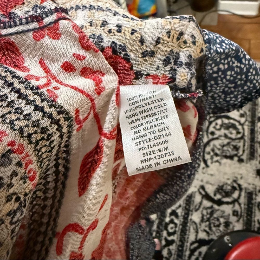 Umgee Multicolor Patterned Cardigan - Picture 9 of 10